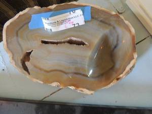 lot 73 image: large slice geode