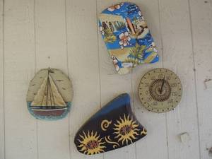 lot 83 image: qty 4 wall dcor pieces