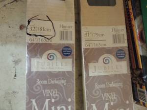 lot 169 image: 3281cm room darkening vinyl mini blinds