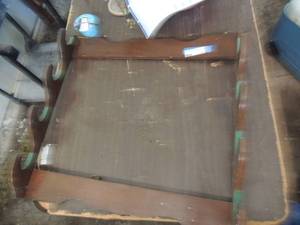 lot 247 image: wooden pool stick rack