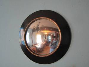 lot 185 image: Round wall mirror. Qty 2