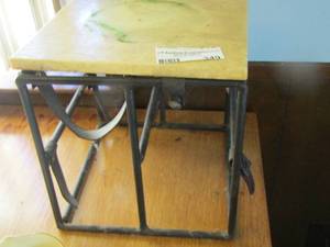 lot 349 image: Wine caddy table  10  x 10 x 10