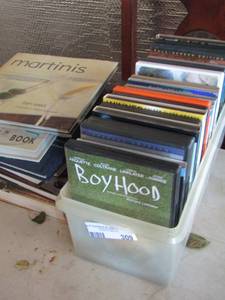 lot 309 image: dvd movies and books
