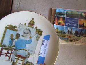 lot 258 image: dcor plate, London tray
