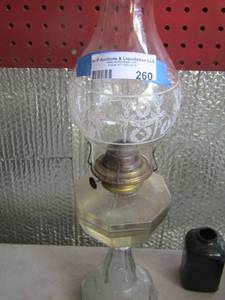 lot 260 image: oil lamp