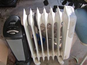 lot 342 image: space heater, fan