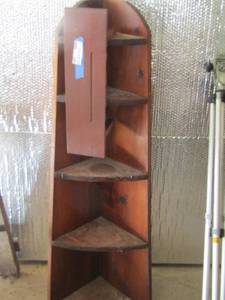 lot 291 image: corner shelf needs wiped down