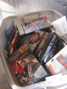 lot 335 image: tote of movies