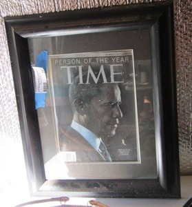 lot 292 image: Person of the Year Time Magazine  BARACK OBAMA framed