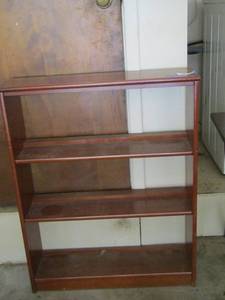 lot 290 image: 4 tier bookshelf lighted