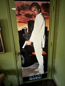 lot 352 image: Miami Vise Poster - Don Johnson  76 x 26