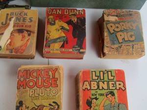 lot 2056 image: VINTAGE LITTLE BIG BOOKS - , Dan dun, porky pig, lil Abner