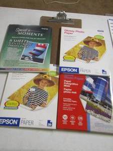 lot 2183 image: Epson special printer photo sheets