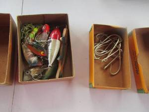 lot 2034 image: perch hooks and lures