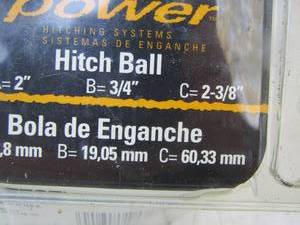 lot 2526 image: tow power hitch ball