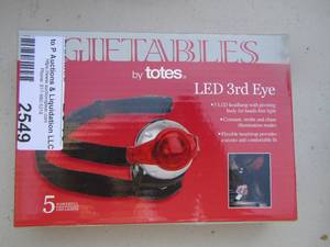 lot 2549 image: LED 3rd eye giftables by totes