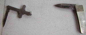 lot 2071 image: cross knife- small pocket knife