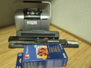 lot 2083 image: picture printer- film and 2 hole punches
