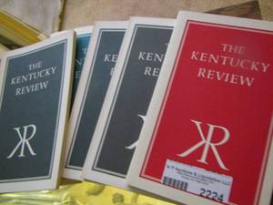 lot 2224 image: the Kentucky review books qty 5