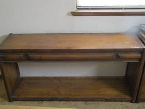 lot 2260 image: wooden bookshelf