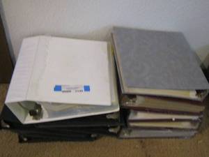 lot 2148 image: various binders and new photo albums
