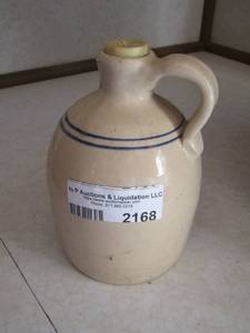 lot 2168 image: MATSHALL POTTERY - C J HUMPHRIS   MASTER POTTER  HANDLED JUG