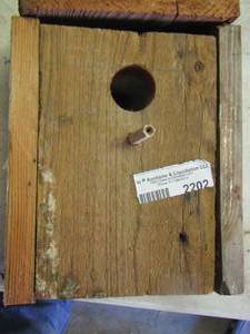 lot 2202 image: BIRD HOUSE