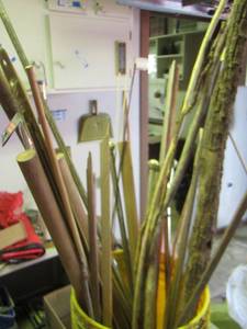 lot 2309 image: sticks, curtain rods,