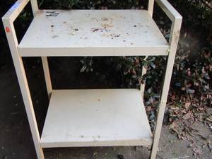 lot 2364 image: 2 tier metal cart