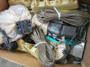 lot 2415 image: extension cords, wheels and misc.
