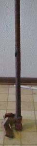 lot 2458 image: AFRICAN FIGHTING STICK  - APPROX 6 FT LENGTH