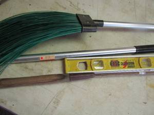 lot 2345 image: level, broom and more