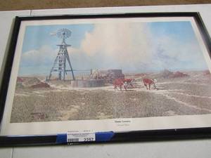 lot 2257 image: Texas country Kenneth Wyatt art