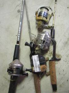 lot 2296 image: fishing rod and reels
