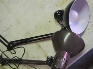 lot 2303 image: qty 2 desk lamps