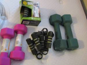 lot 2377 image: hand grips, weights