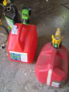 lot 2407 image: qty 2 gas cans