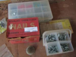 lot 2420 image: nails, hitch pin assortment,
