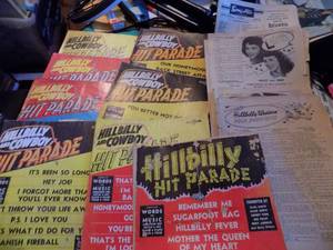 lot 2564 image: Hiibilly hit parade x 7 Hillbilly Folk songs