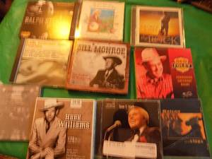 lot 2590 image: Bluegrass and country CDs