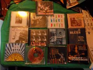 lot 1993 image: CDs-Blues, Johnnie Lee Hooker, Ray Charles, Blind Connie