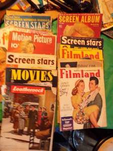 lot 2559 image: Assorted 1950 Movie magazines