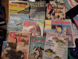 lot 2599 image: Outdoor magazines of different names