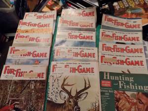 lot 2513 image: Fur fish game magazine 1940-1970