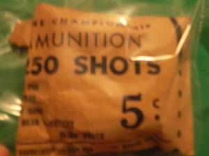 lot 2573 image: Pea shot and BBs ( old school)