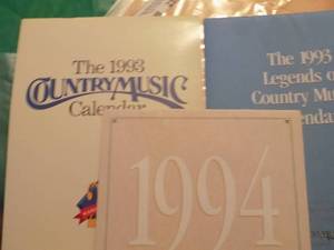 lot 2568 image: Country music calendars x 3