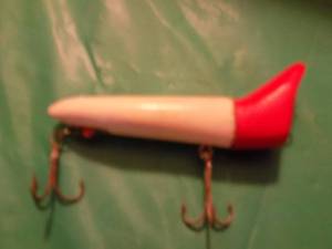 lot 2604 image: PROTOTYPE FISHING LURE SENT FROM BOMBER LURES WITH THE PLANS ORGINALLY SENT TO THEM