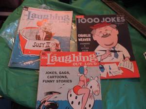 lot 2508 image: Dell- laughing out loud  X 2 and Charlie Weaver 1000 jokes