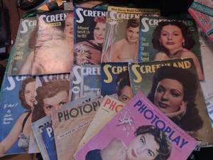 lot 2515 image: Screen Land  and Photo play magazines 1950s (lot)