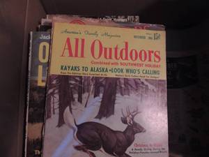 lot 2510 image: Outdoor life magazine 1960 1970s